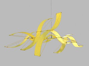 abstract sculpture susumu 3D model