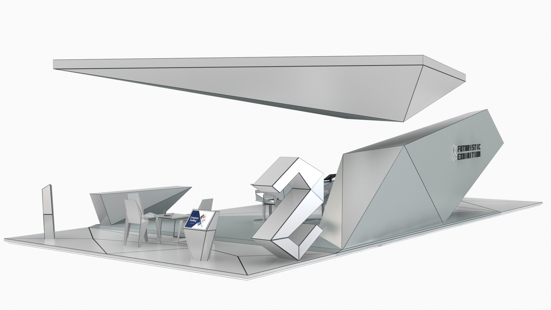 3D model Futuristic Exhibition Stand Collection 8 https://p.turbosquid.com/ts-thumb/3m/dXx1Ia/Qj/futuristicexhibitionstand137/jpg/1653738186/1920x1080/fit_q87/5651b909536fecde42f6b130bd62090013f10a67/futuristicexhibitionstand137.jpg