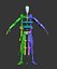 viking character pbr rigged 3D model