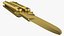 Balisong Butterfly Knife Gold
