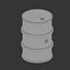 Fuel barrel - Low poly - UE4 2048k - Low poly model Low-poly 3D model