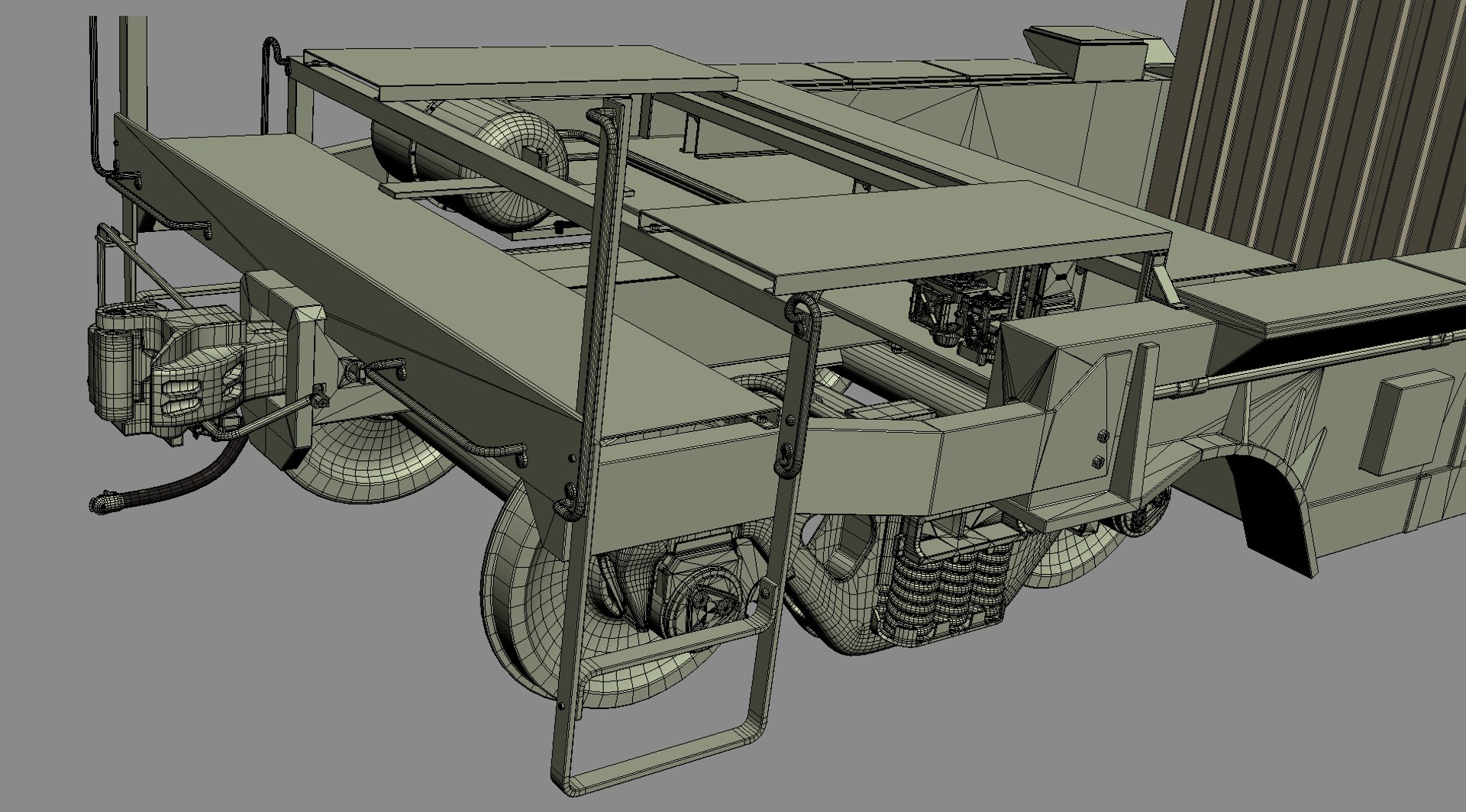 3D double stack car s615 model - TurboSquid 1441300