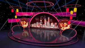 3D Stage Concert Stage Design Large-scale stage choreographer Cross-New Year Music Festival GuoGuoChao