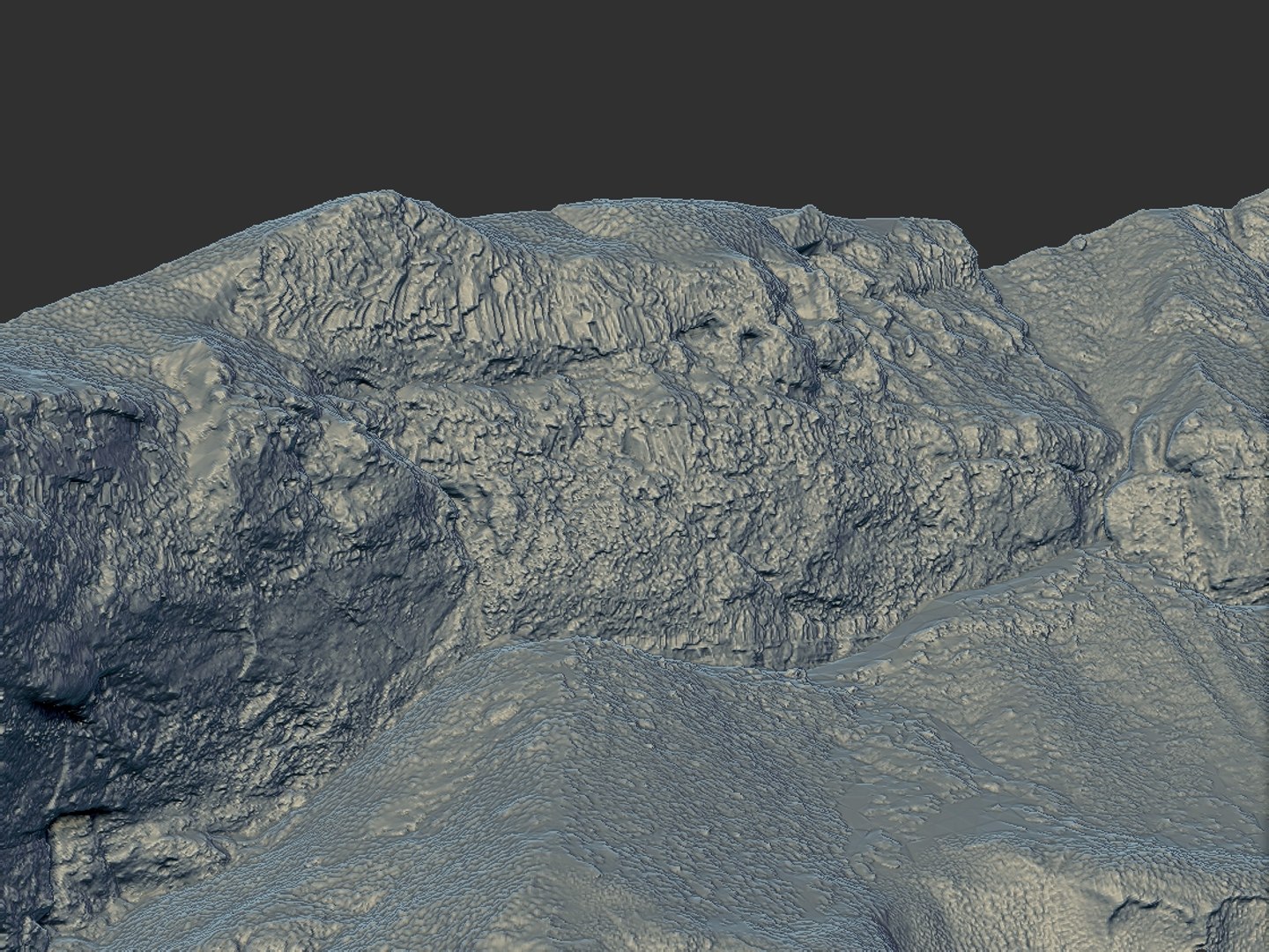 Mountain Scan 3D Model - TurboSquid 1706919