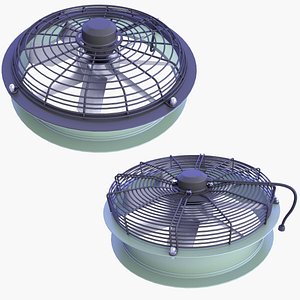 3D Industrial Fans v5 model
