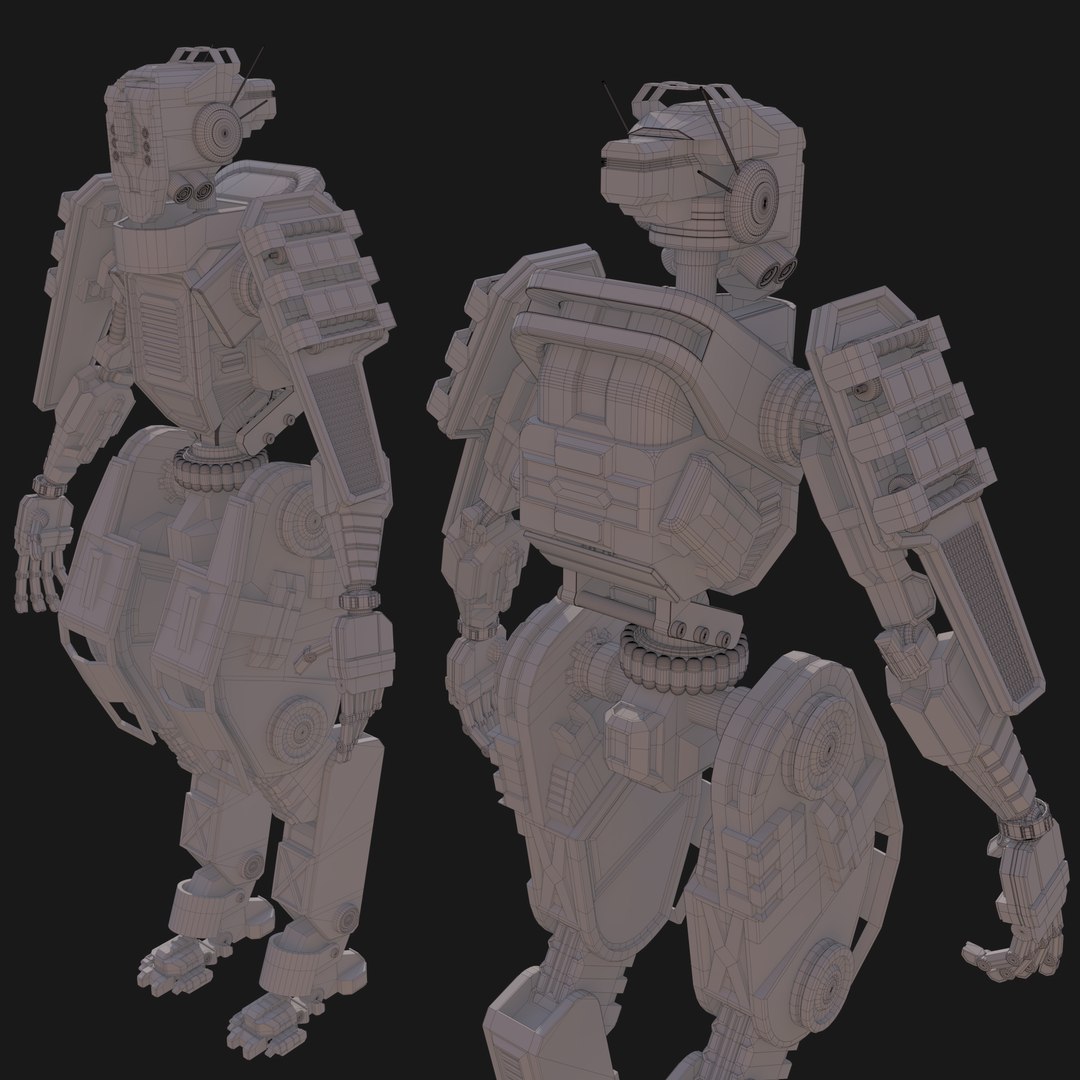 Robot Rigged 3D Model - TurboSquid 1540173