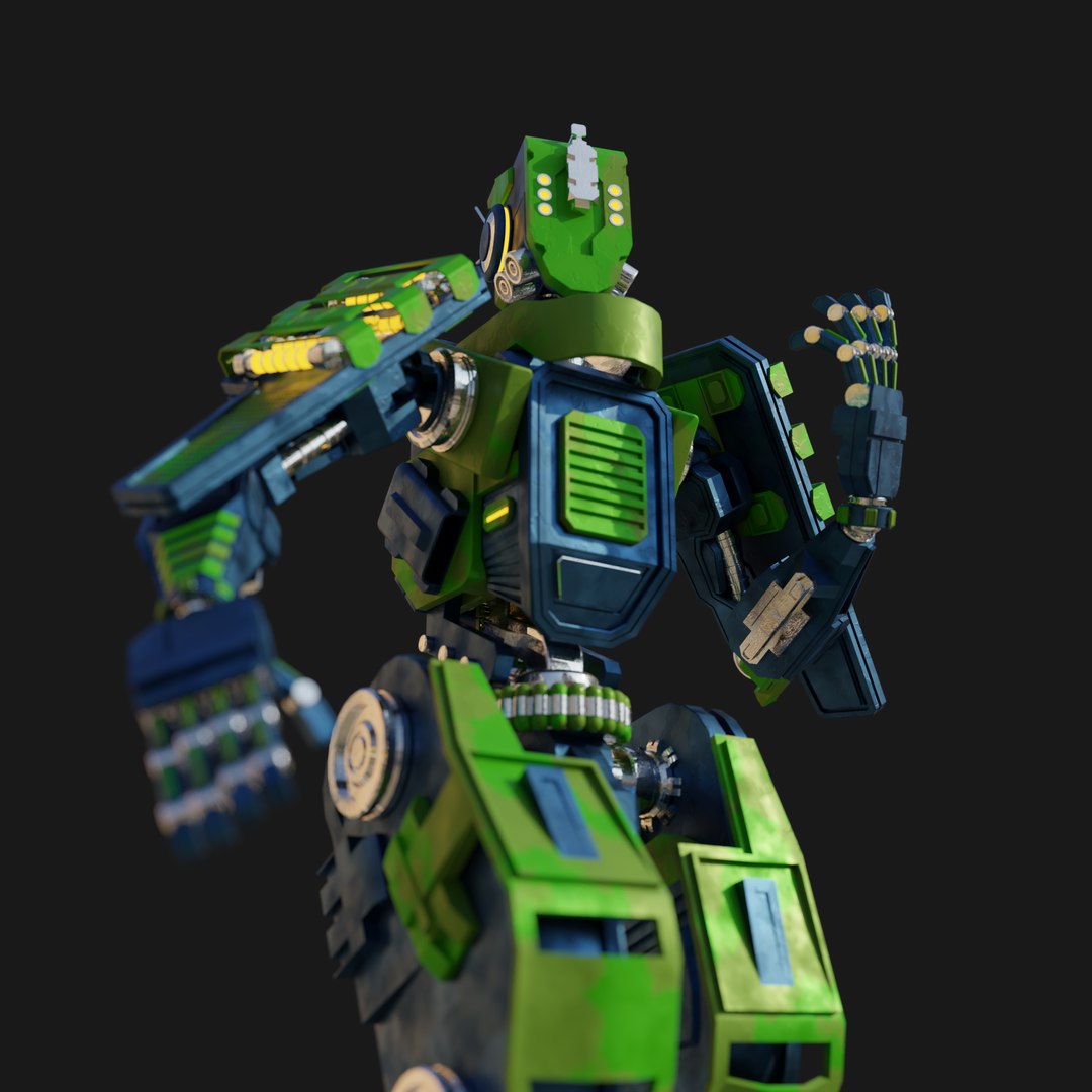 Robot Rigged 3D Model - TurboSquid 1540173