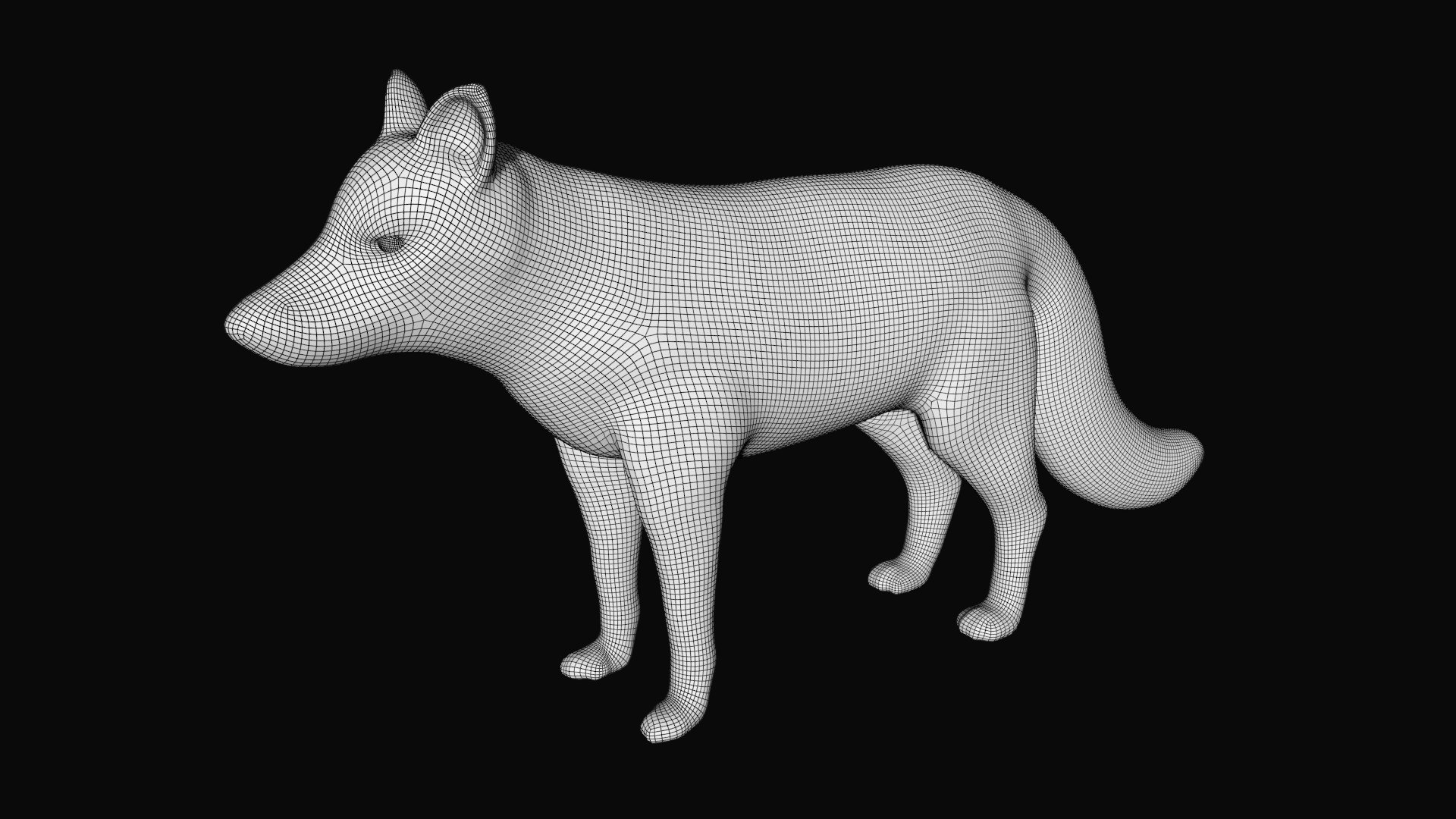 3D Rigged Low Poly Arctic Fox - TurboSquid 1755004