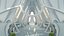 Chiesa cattedrale futuristica di fantascienza