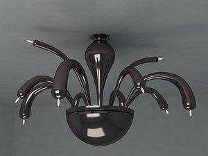 3d chandelier lamp model