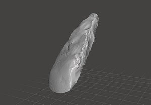 obj ancient hand-axe acheulean 000