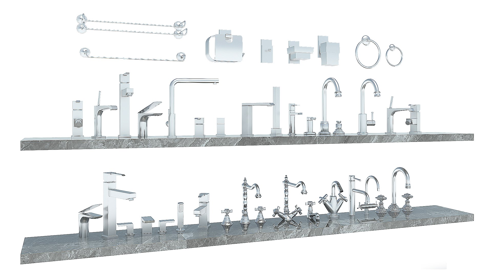 Faucets Water Tap 3D Model TurboSquid 2293875