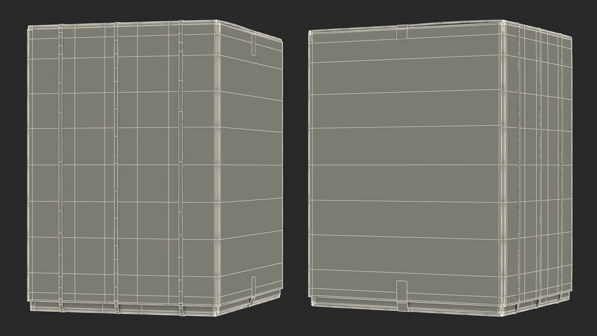 Large Shipping Cardboard Box Model - TurboSquid 2115406