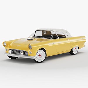 Ford Thunderbird 1955 Rigged