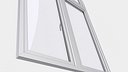 PVC  Window 3D Model 7