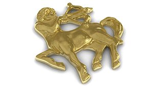 zodiac sagittarius 3d model