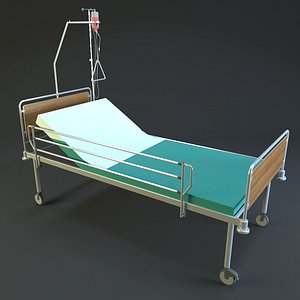 3D hospital bed