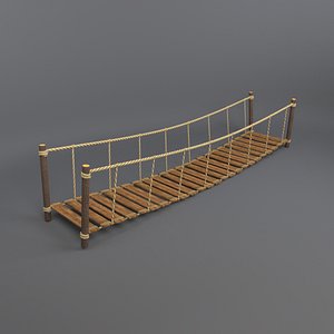 3D digital rope bridge