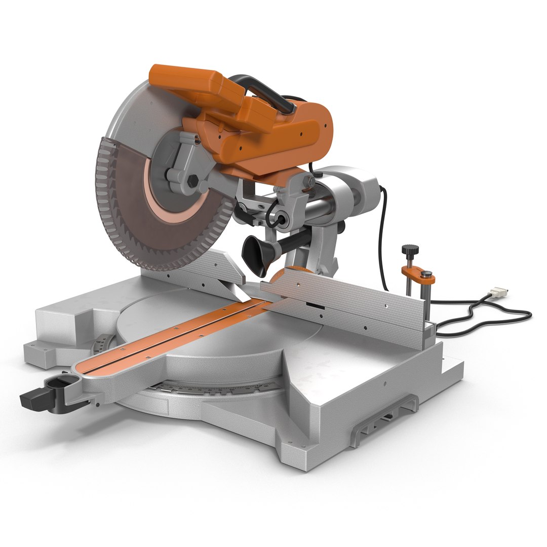 Mitre Saw 3D model preview