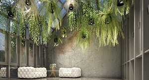 Hanging Planter Pendant Light