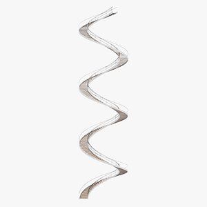 Spiral Staircase 01 3D model