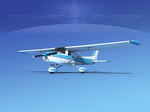 cessna c150 commuter 3d model