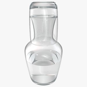 Water Carafe and Glass