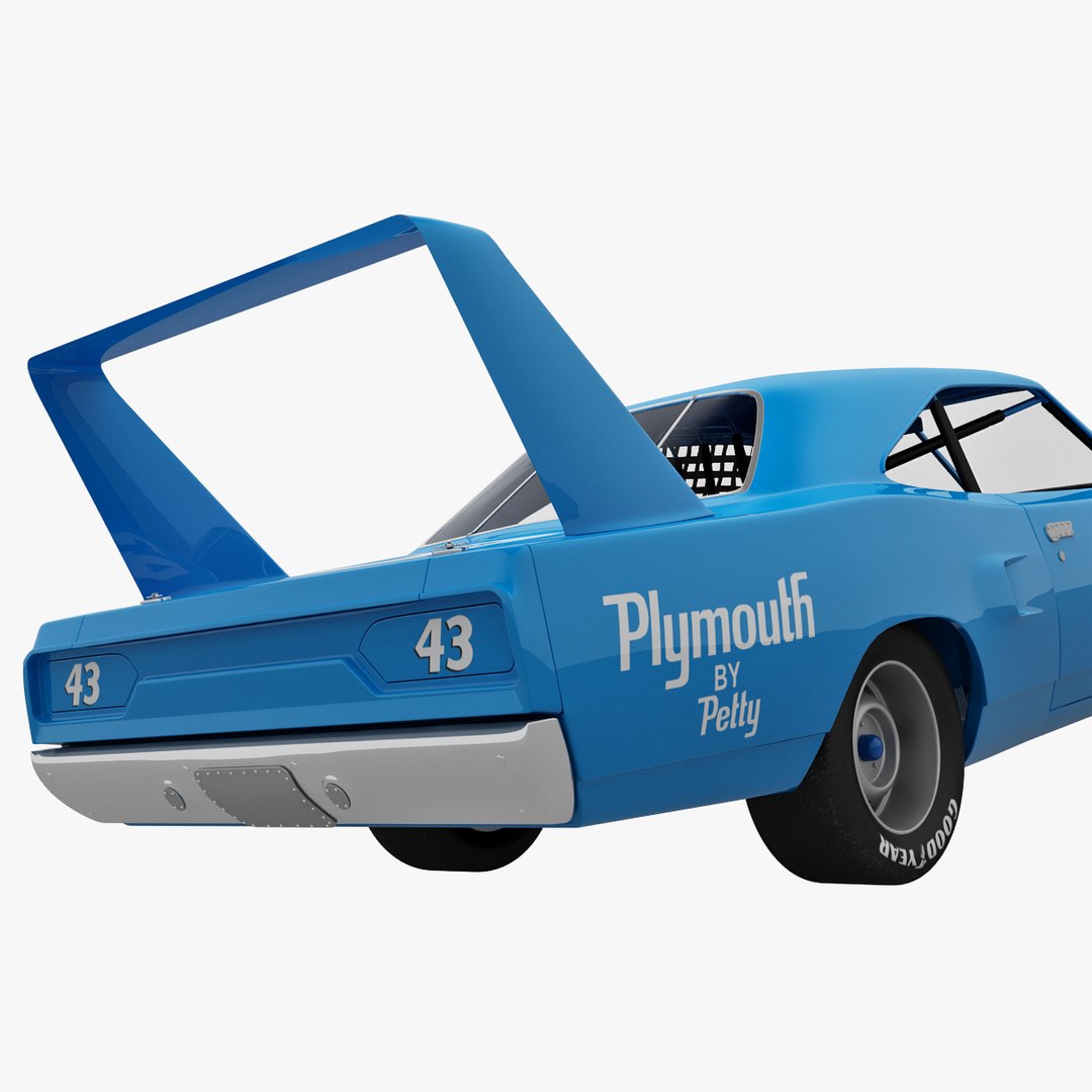 3d nascar car plymouth superbird https://p.turbosquid.com/ts-thumb/3n/PAAvmD/JWaujXCI/nascarcarplymouthsuperbird_98/jpg/1388375868/1920x1080/fit_q87/05afba952e4379ee58bd6efaa6e250a2b42585ac/nascarcarplymouthsuperbird_98.jpg