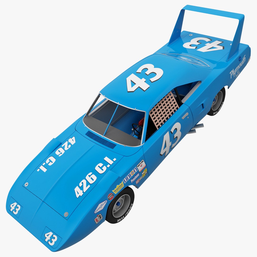 3d nascar car plymouth superbird https://p.turbosquid.com/ts-thumb/3n/PAAvmD/VH8FsqBB/nascarcarplymouthsuperbird_96/jpg/1388375855/1920x1080/fit_q87/e2e359fae73efd1d20ac33b7bc325bdfef51b24e/nascarcarplymouthsuperbird_96.jpg