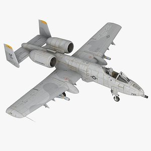 3d attack aircraft a-10 thunderbolt