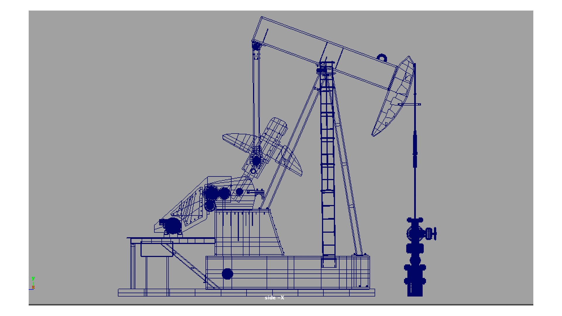 3D Model Oil Pump Jack - TurboSquid 2134710