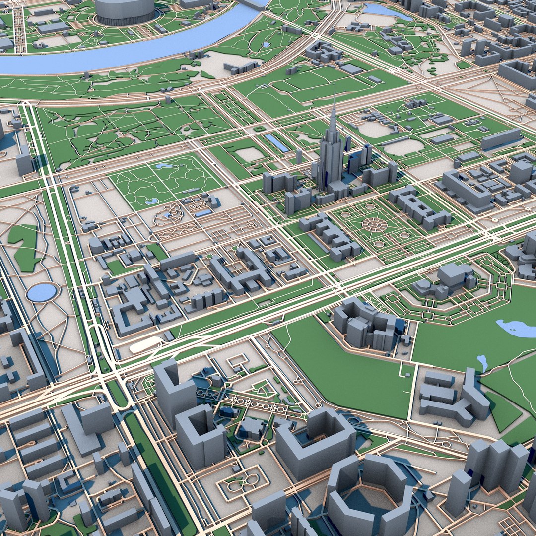Moscow City Russia 3D Model - TurboSquid 2347247
