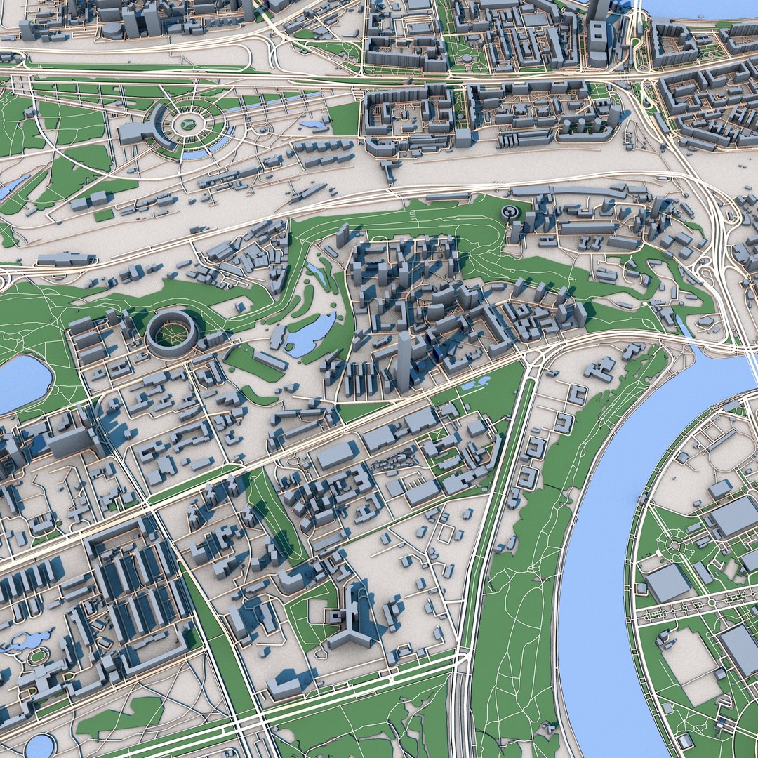 Moscow City Russia 3D Model - TurboSquid 2347247