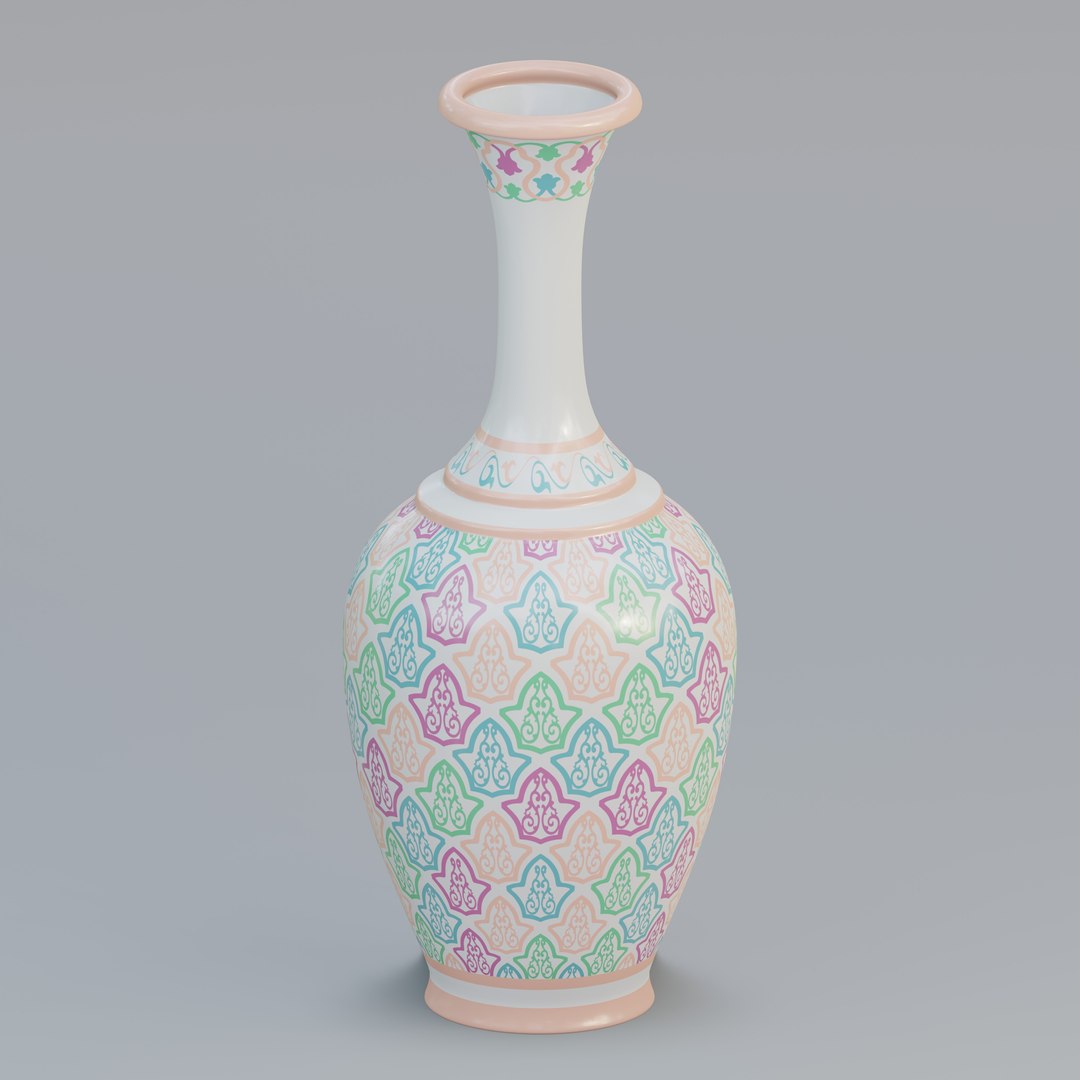 3D Vase Designed Model - TurboSquid 1709443