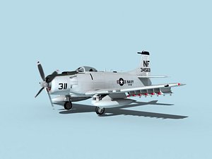 skyraider douglas a-1 model