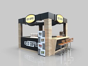 Mini Cafe 3D model - TurboSquid 1954126