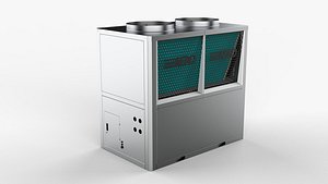 Air Energy Water Heater Host 20HP 3D model
