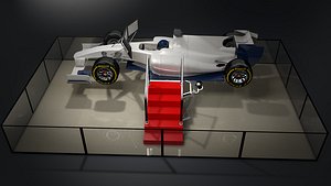 racing simulator 3D model
