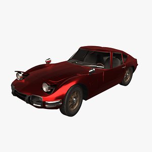 toyota 2000gt 1969 3D model