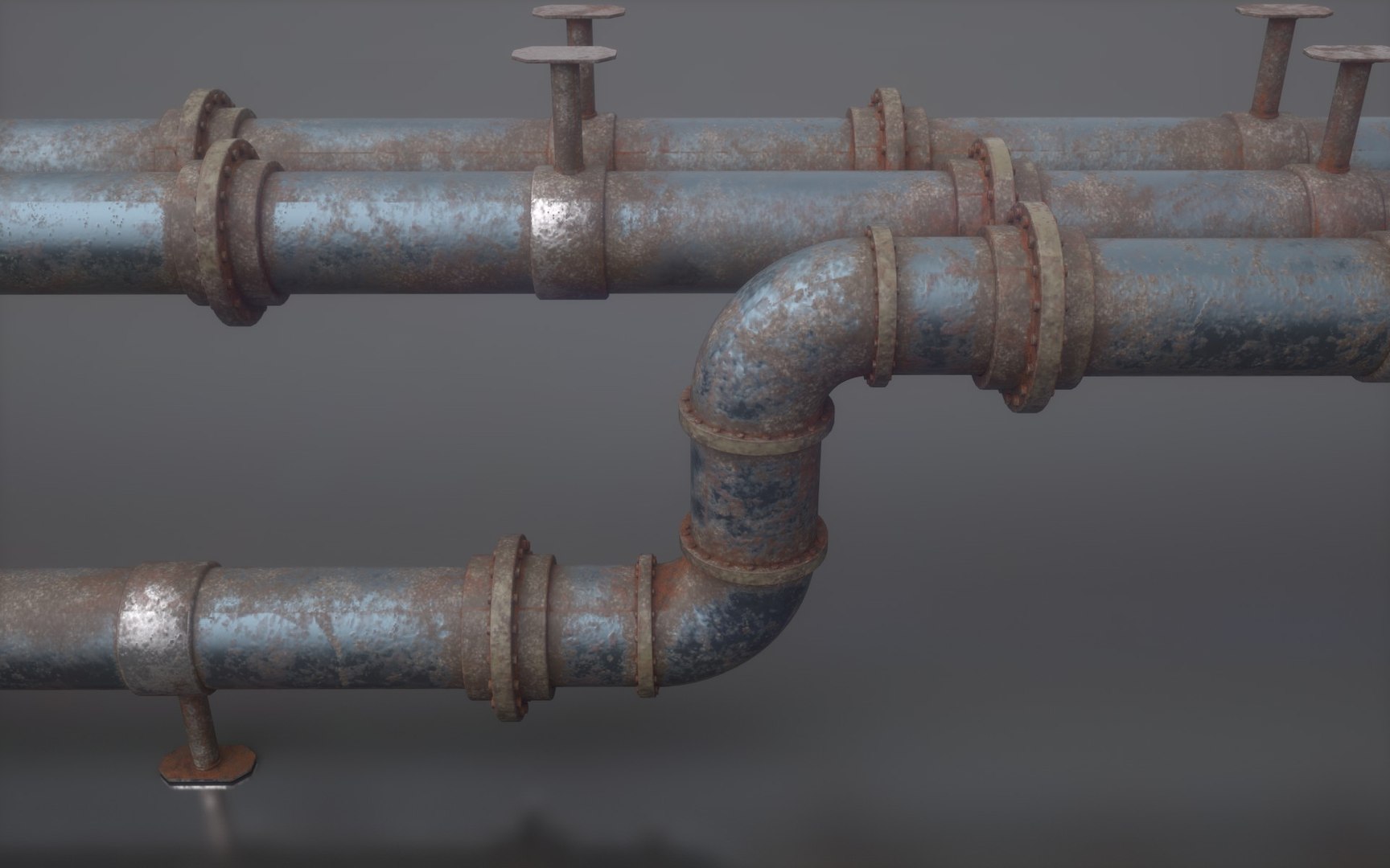 Rusty Sewer Pipes 3D Model - TurboSquid 2124183