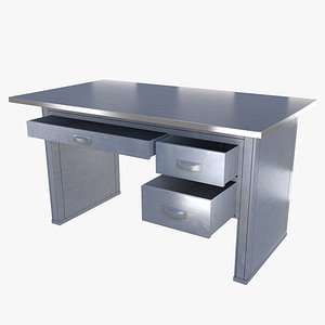 3D Metal Office Table