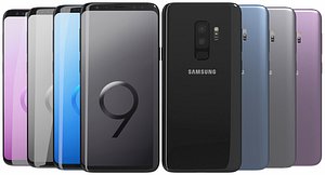 3D realistic samsung galaxy s9