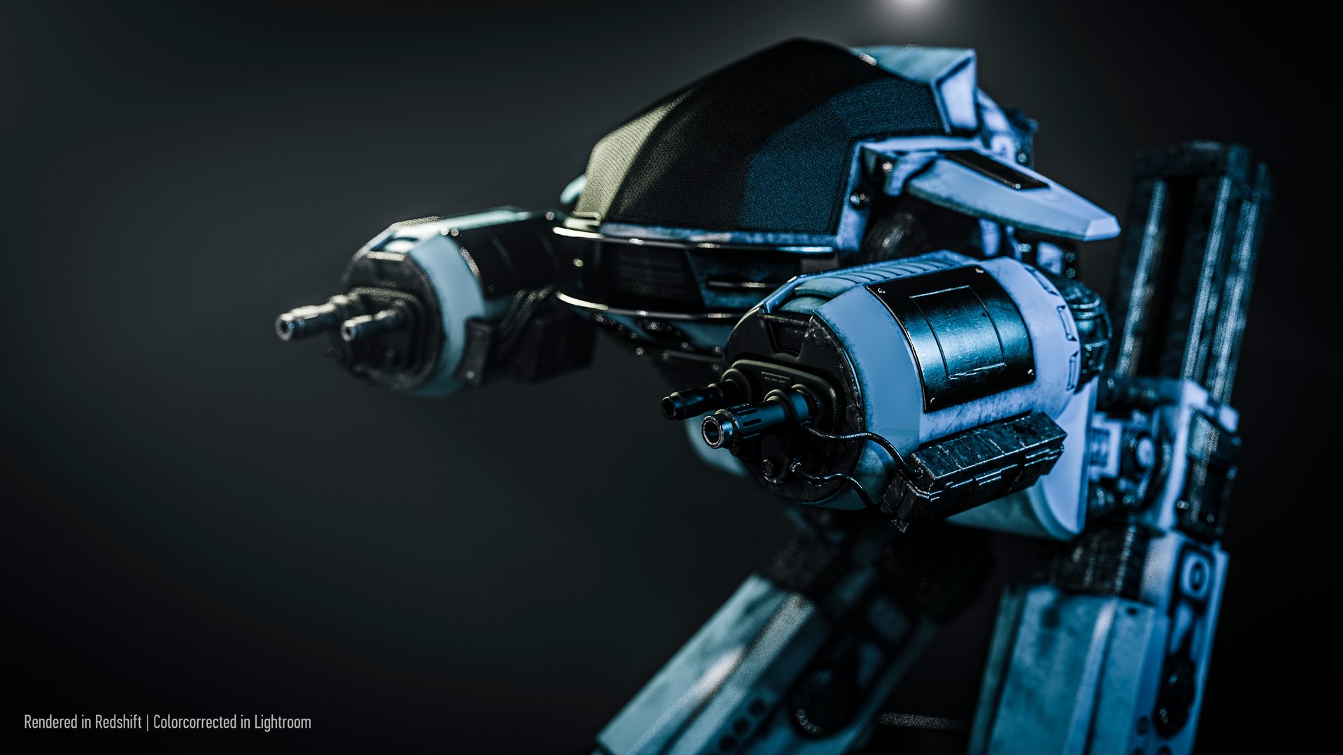 3D Ed-209 Robot - TurboSquid 1574159