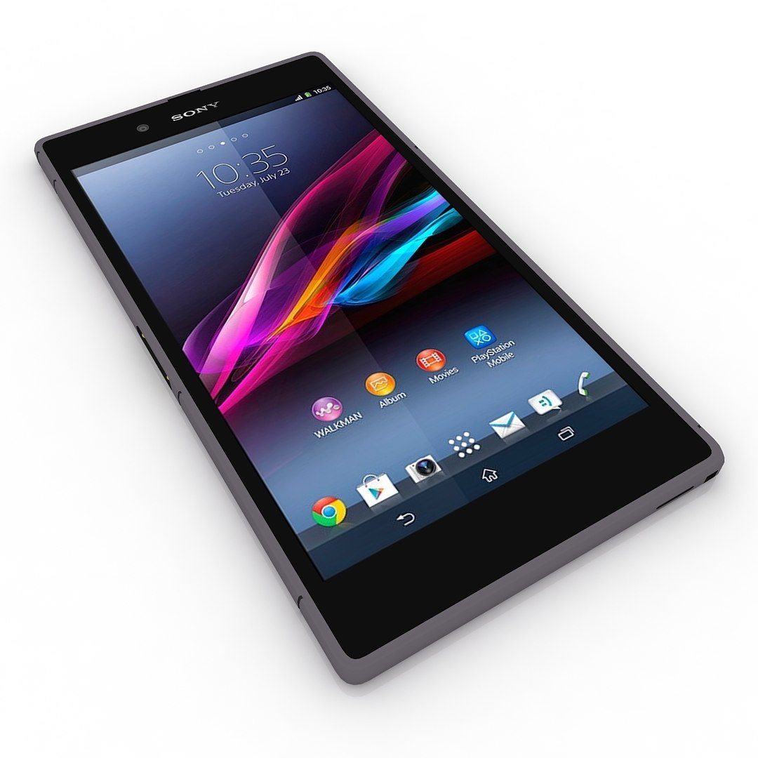 sony xperia z ultra 3d model