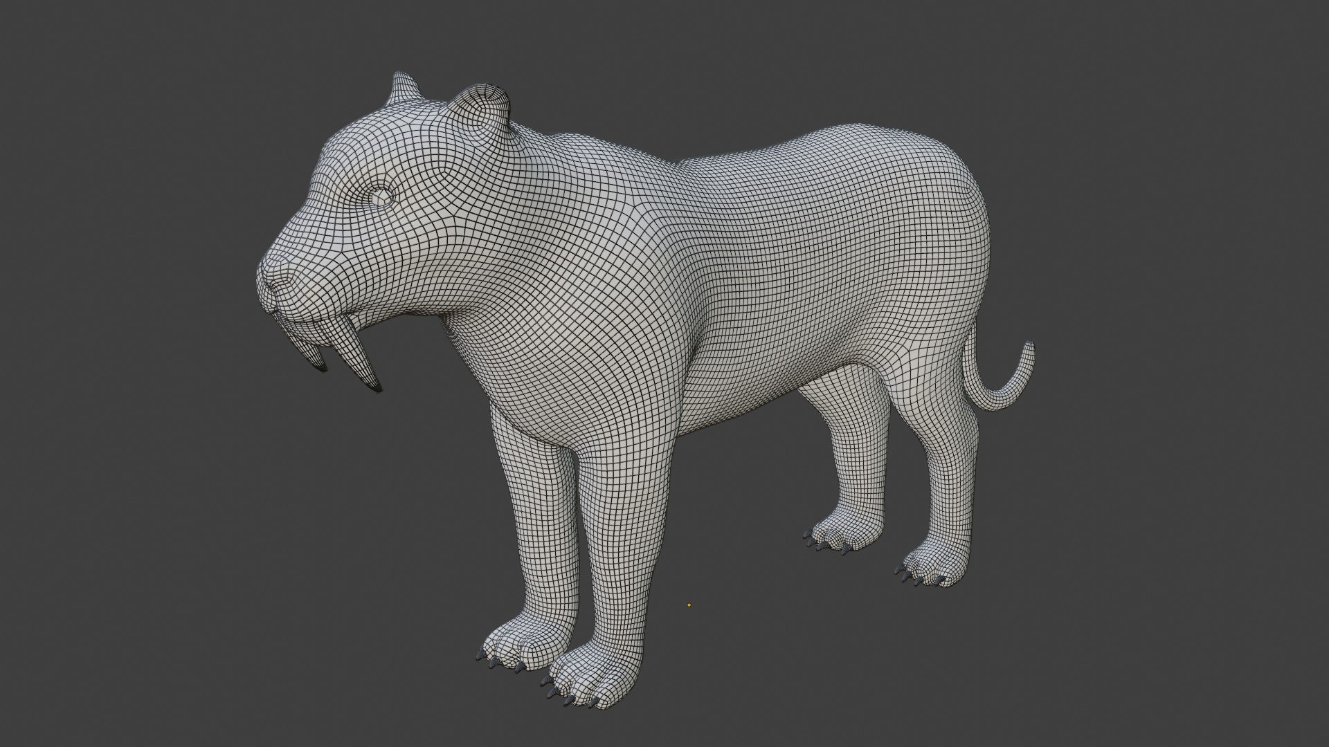 Fully Rigged Saber Tooth Tiger Model - TurboSquid 1692461