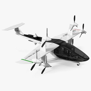 MOBi-One V1 ASX Aircraft Rigged 3D model