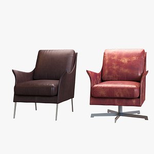 3D Boss Lounge Chair by Flexform model