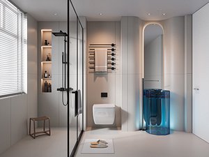 Modern bathroom 3D model