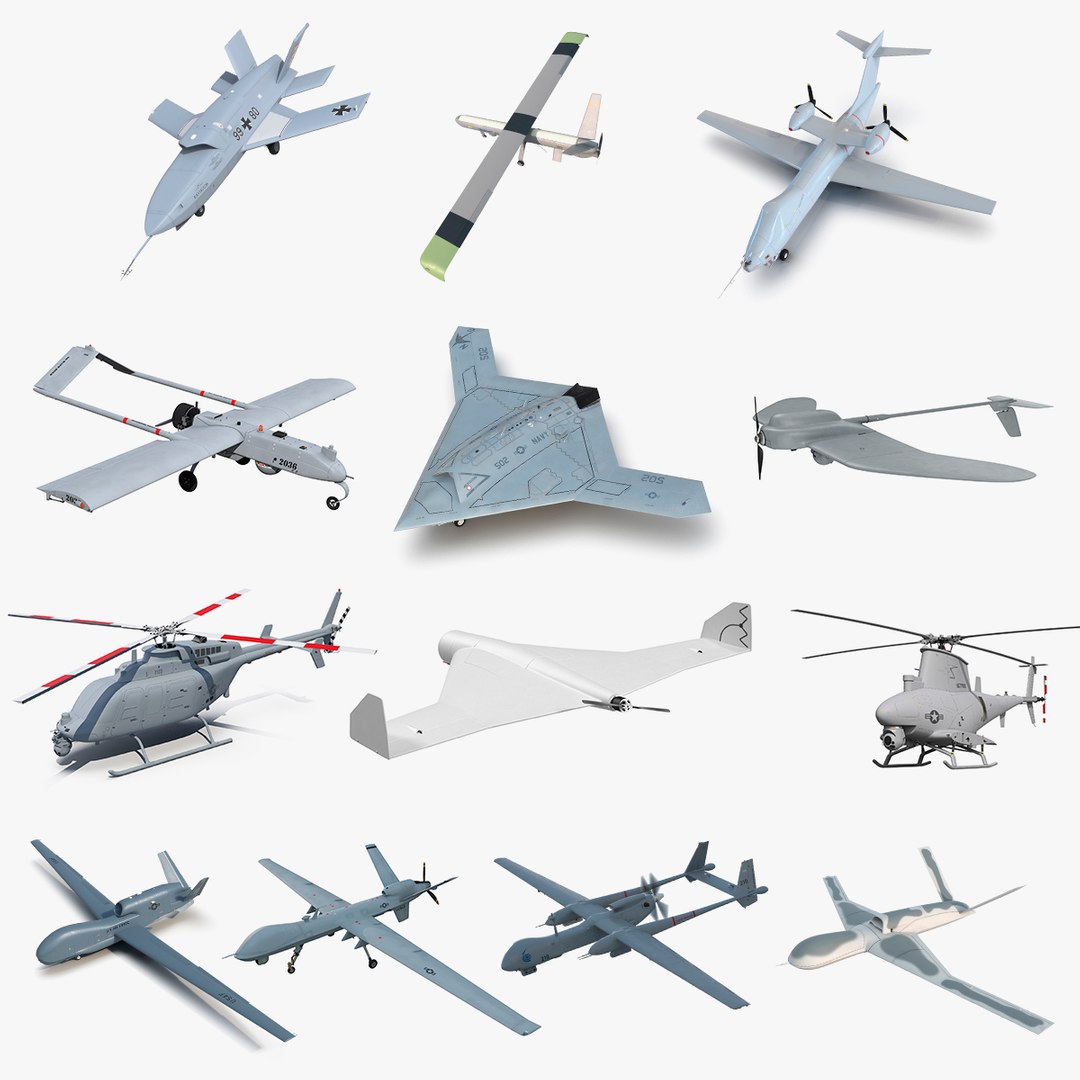 UAV Collection 8 3D model preview