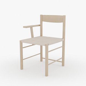 3D Scandinavian Dining Chair